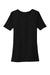 District DT6020 Womens Very Important Short Sleeve Scoop Neck T-Shirt Black Flat Back