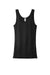 District DT6021 Womens Very Important Tank Top Black Flat Front