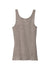 District DT6021 Womens Very Important Tank Top Grey Frost Flat Back