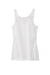 District DT6021 Womens Very Important Tank Top White Flat Back