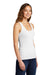 District DT6021 Womens Very Important Tank Top White Model 3q