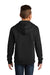 District DT6100Y Youth Very Important Fleece Hooded Sweatshirt Hoodie Black Model Back