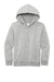 District DT6100Y Youth Very Important Fleece Hooded Sweatshirt Hoodie Heather Light Grey Flat Front