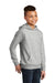 District DT6100Y Youth Very Important Fleece Hooded Sweatshirt Hoodie Heather Light Grey Model 3q