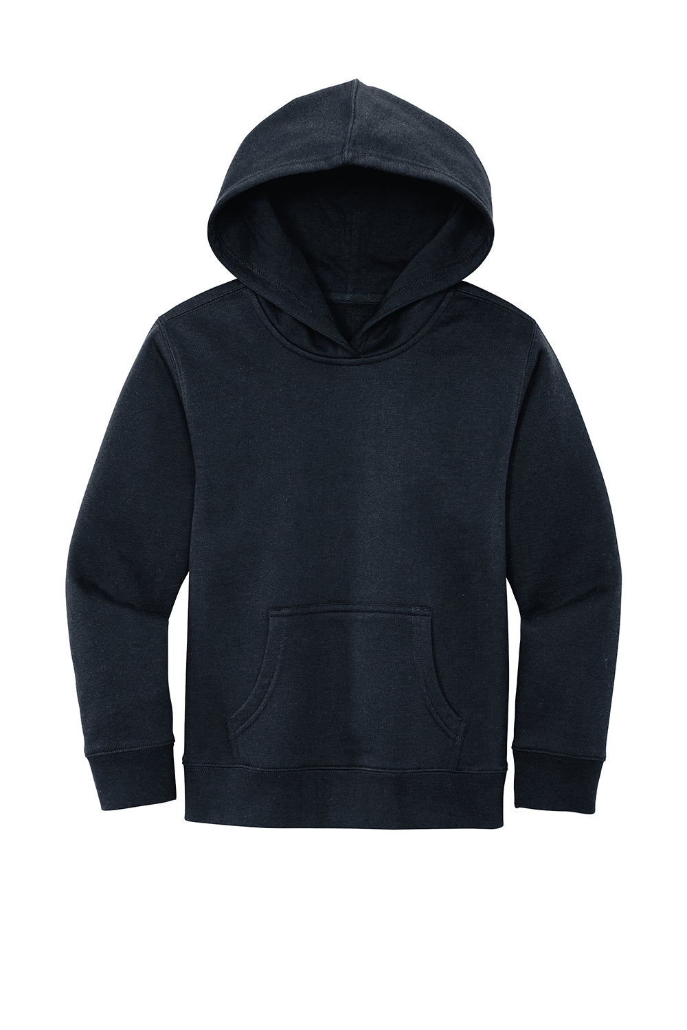 District DT6100Y Youth Very Important Fleece Hooded Sweatshirt Hoodie New Navy Blue Flat Front