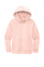 District DT6100Y Youth Very Important Fleece Hooded Sweatshirt Hoodie Rosewater Pink Flat Front