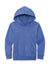 District DT6100Y Youth Very Important Fleece Hooded Sweatshirt Hoodie Royal Blue Frost Flat Front