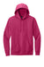 District DT6100 Mens Very Important Fleece Hooded Sweatshirt Hoodie Dark Fuchsia Pink Flat Front