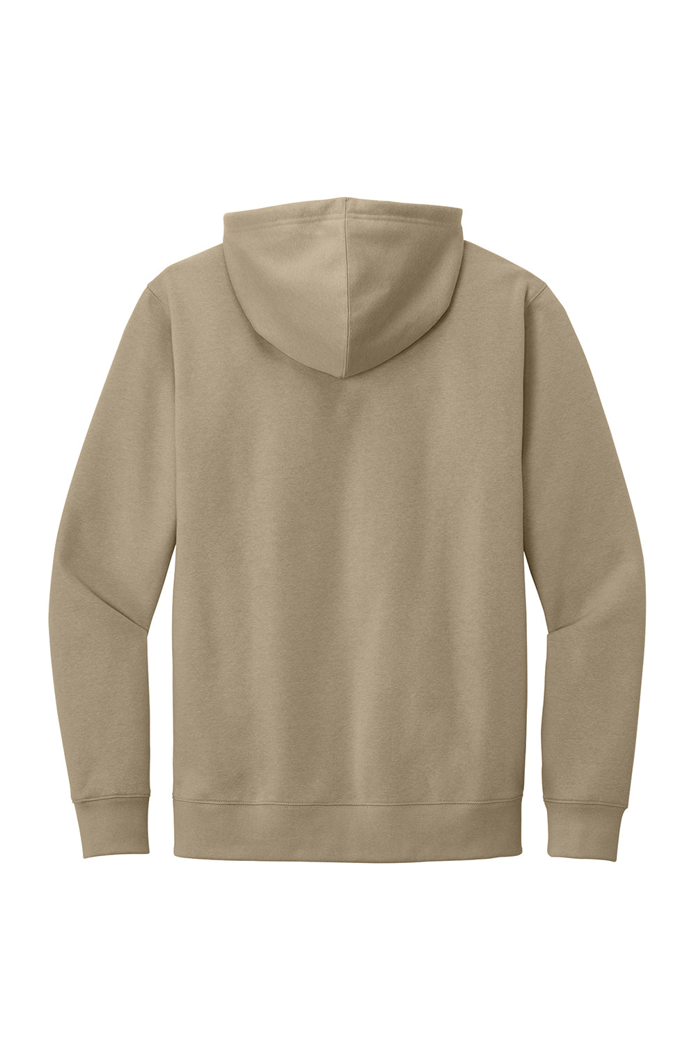 District DT6100 Mens Very Important Fleece Hooded Sweatshirt Hoodie Desert Tan Flat Back