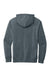 District DT6100 Mens Very Important Fleece Hooded Sweatshirt Hoodie Heather Flint Blue Flat Back