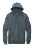 District DT6100 Mens Very Important Fleece Hooded Sweatshirt Hoodie Heather Flint Blue Flat Front