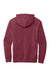 District DT6100 Mens Very Important Fleece Hooded Sweatshirt Hoodie Heather Cardinal Red Flat Back