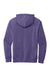 District DT6100 Mens Very Important Fleece Hooded Sweatshirt Hoodie Heather Purple Flat Back