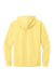 District DT6100 Mens Very Important Fleece Hooded Sweatshirt Hoodie Light Yellow Flat Back