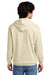 District DT6100 Mens Very Important Fleece Hooded Sweatshirt Hoodie Heather Oatmeal Model Back