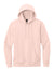 District DT6100 Mens Very Important Fleece Hooded Sweatshirt Hoodie Rosewater Pink Flat Front