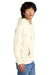 District DT6100 Mens Very Important Fleece Hooded Sweatshirt Hoodie Gardenia Model Side