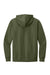 District DT6100 Mens Very Important Fleece Hooded Sweatshirt Hoodie Olive Green Flat Back