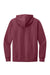 District DT6100 Mens Very Important Fleece Hooded Sweatshirt Hoodie Plum Purple Flat Back