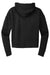 District DT6101 Womens V.I.T. Fleece Hooded Sweatshirt Hoodie Black Flat Back