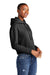 District DT6101 Womens V.I.T. Fleece Hooded Sweatshirt Hoodie Black Model 3q