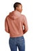 District DT6101 Womens V.I.T. Fleece Hooded Sweatshirt Hoodie Desert Rose Model Back