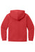 District DT6102Y Youth V.I.T. Fleece Full Zip Hooded Sweatshirt Hoodie Classic Red Flat Back