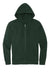 District DT6102 Mens Very Important Fleece Full Zip Hooded Sweatshirt Hoodie Forest Green Flat Front