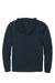 District DT6102 Mens Very Important Fleece Full Zip Hooded Sweatshirt Hoodie New Navy Blue Flat Back