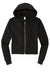 District DT6103 Womens V.I.T. Fleece Full Zip Hooded Sweatshirt Hoodie Black Flat Front