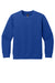 District DT6104Y Youth V.I.T. Fleece Crewneck Sweatshirt Deep Royal Blue Flat Front