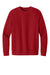 District DT6104 Mens Very Important Fleece Crewneck Sweatshirt Classic Red Flat Front