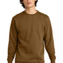 District Mens Very Important Fleece Crewneck Sweatshirt - Duck Brown