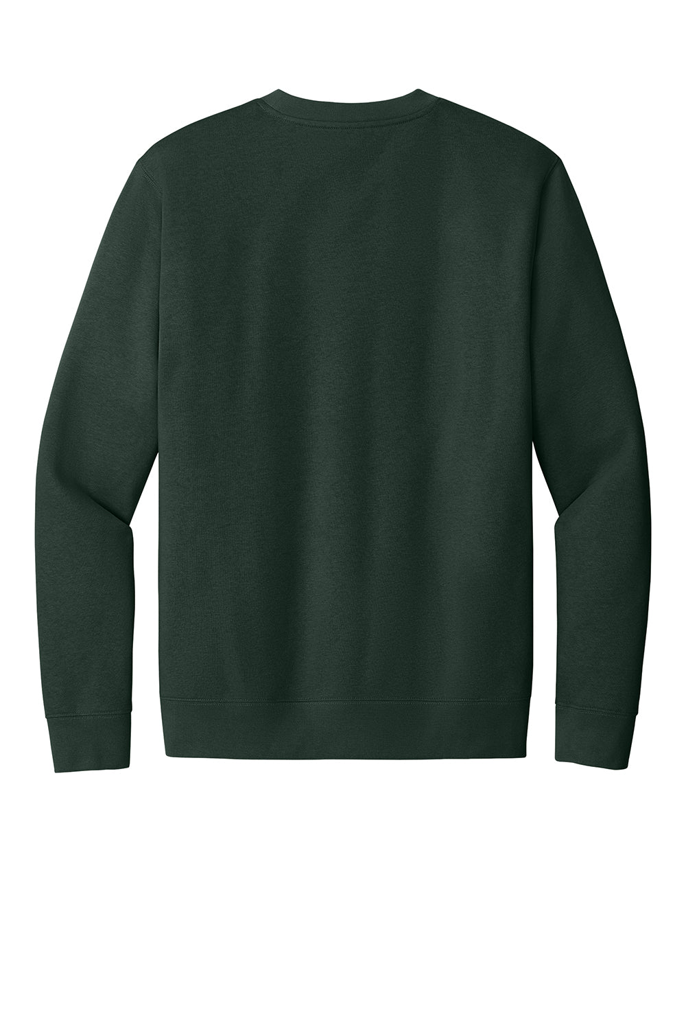 District DT6104 Mens Very Important Fleece Crewneck Sweatshirt Forest Green Flat Back