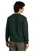 District DT6104 Mens Very Important Fleece Crewneck Sweatshirt Forest Green Model Back