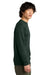 District DT6104 Mens Very Important Fleece Crewneck Sweatshirt Forest Green Model Side