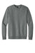 District DT6104 Mens Very Important Fleece Crewneck Sweatshirt Grey Frost Flat Front