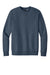 District DT6104 Mens Very Important Fleece Crewneck Sweatshirt Heather Navy Blue Flat Front