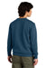 District DT6104 Mens Very Important Fleece Crewneck Sweatshirt Neptune Blue Model Back