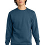 District Mens Very Important Fleece Crewneck Sweatshirt - Neptune Blue