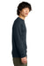 District DT6104 Mens Very Important Fleece Crewneck Sweatshirt New Navy Blue Model Side