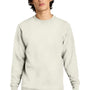 District Mens Very Important Fleece Crewneck Sweatshirt - Heather Oatmeal