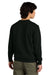 District DT6104 Mens Very Important Fleece Crewneck Sweatshirt Black Model Back