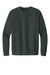 District DT6104 Mens Very Important Fleece Crewneck Sweatshirt Charcoal Grey Flat Front