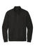 District DT6106 Mens Very Important 1/4 Zip Sweatshirt Black Flat Front