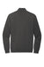 District DT6106 Mens Very Important 1/4 Zip Sweatshirt Charcoal Grey Flat Back