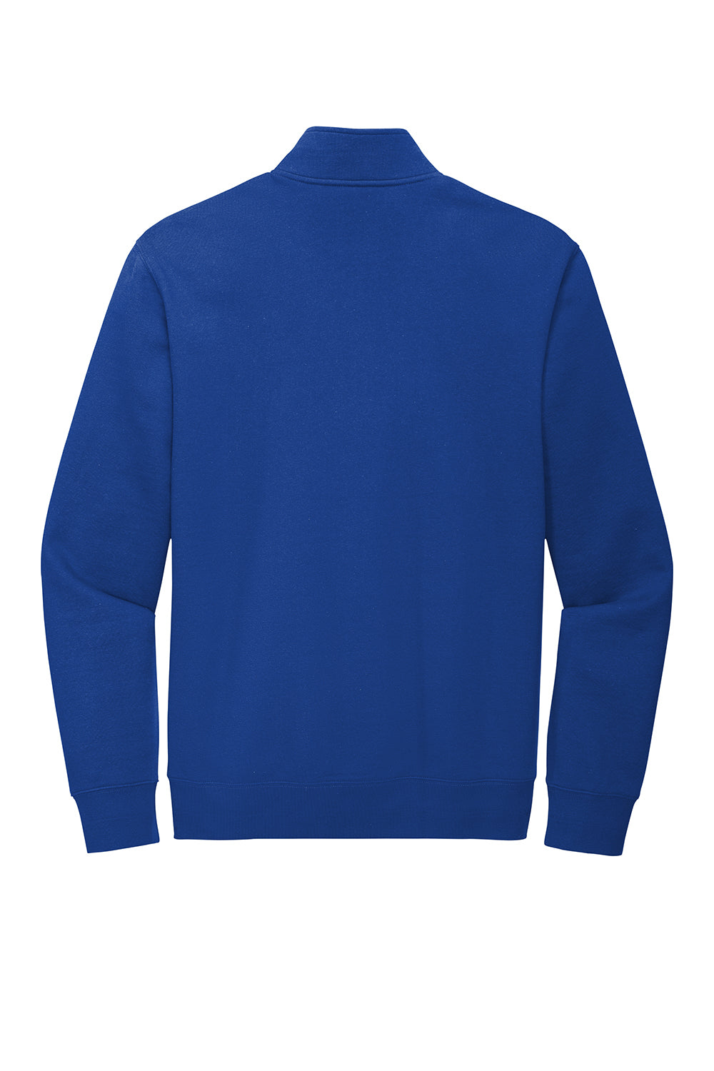 District DT6106 Mens Very Important 1/4 Zip Sweatshirt Deep Royal Blue Flat Back