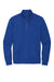 District DT6106 Mens Very Important 1/4 Zip Sweatshirt Deep Royal Blue Flat Front