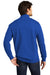 District DT6106 Mens Very Important 1/4 Zip Sweatshirt Deep Royal Blue Model Back