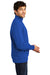 District DT6106 Mens Very Important 1/4 Zip Sweatshirt Deep Royal Blue Model Side